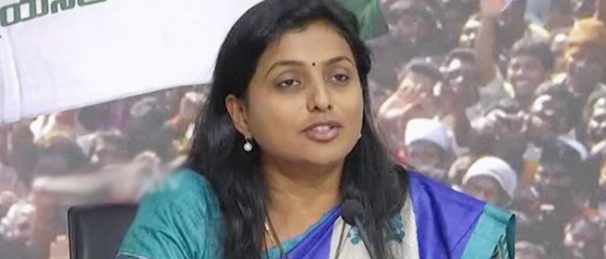 Roja slams MLA Bonda Umamaheswara Rao for criticizing YS Jagan