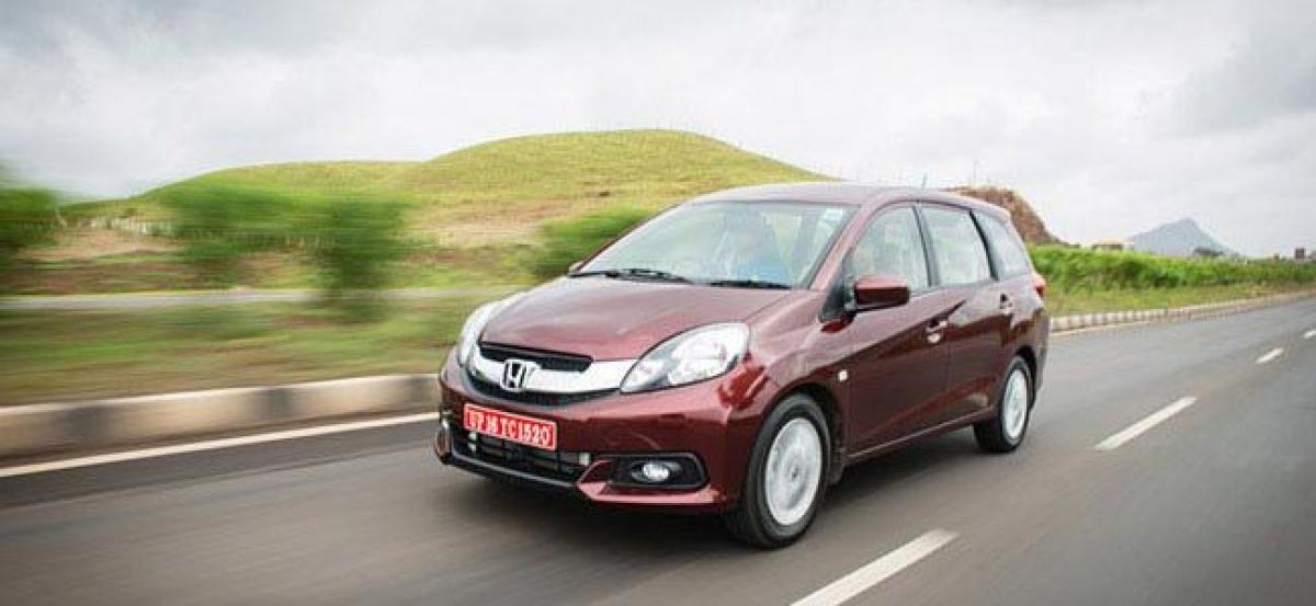 Honda Mobilio Production Stopped