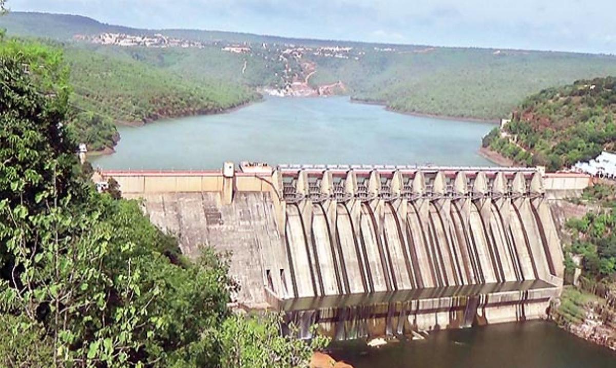 Srisailam dam discharges 80,144 cusecs