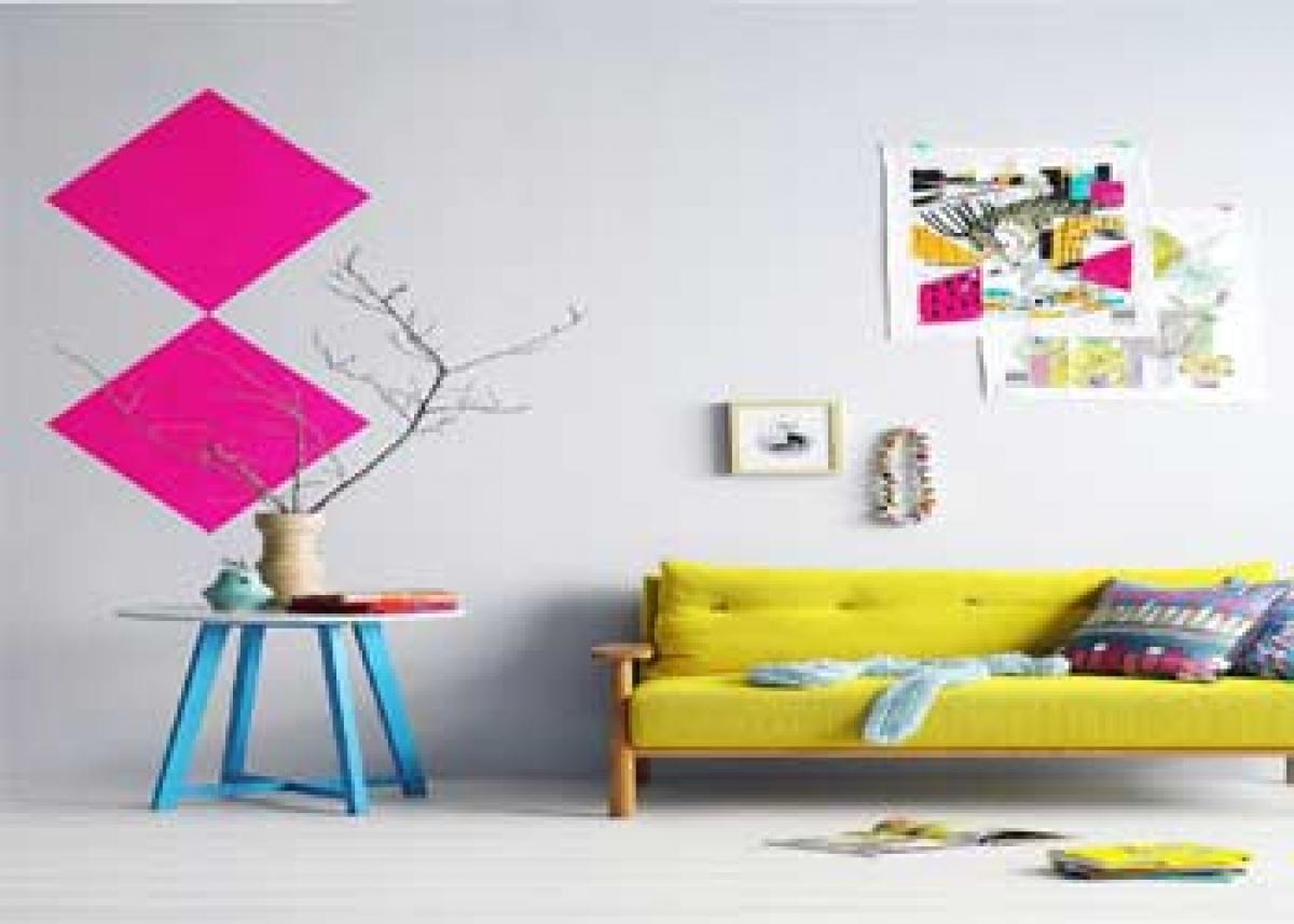 Punch of neon hues for your home