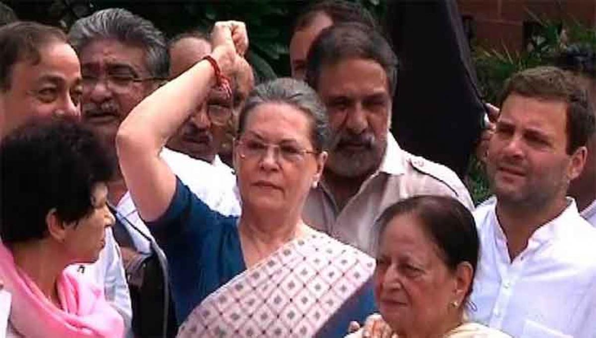 Democracy murdered, says Sonia on Congress MPs suspension