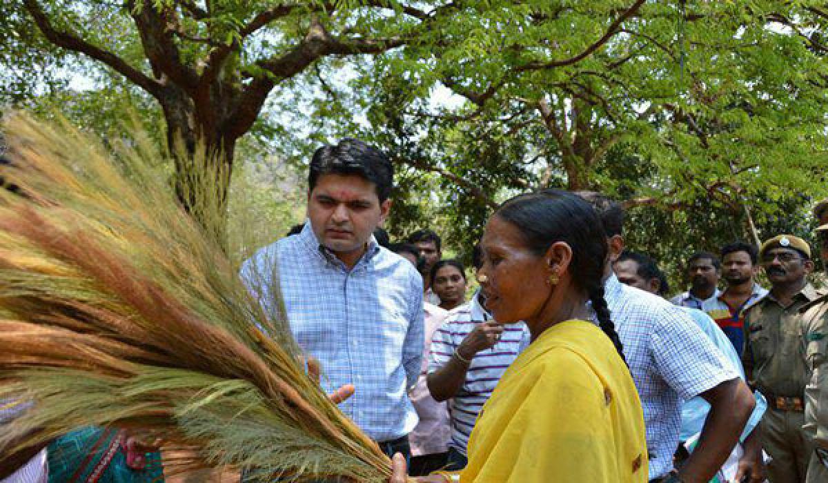 In a first, Collector visits tribal hamlet atop hillock