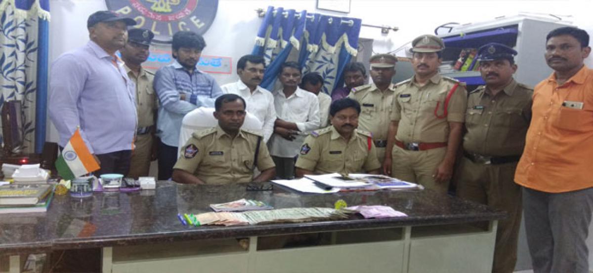 Five arrested for betting; Rupees 40,300 cash seized