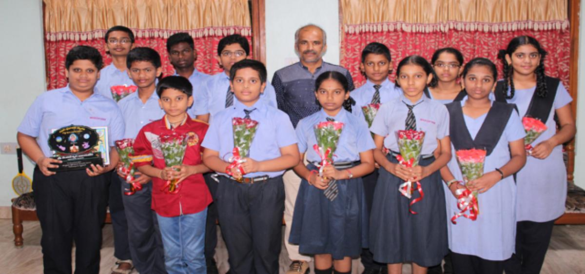 Bhashyam students excel in Maths Olympiad