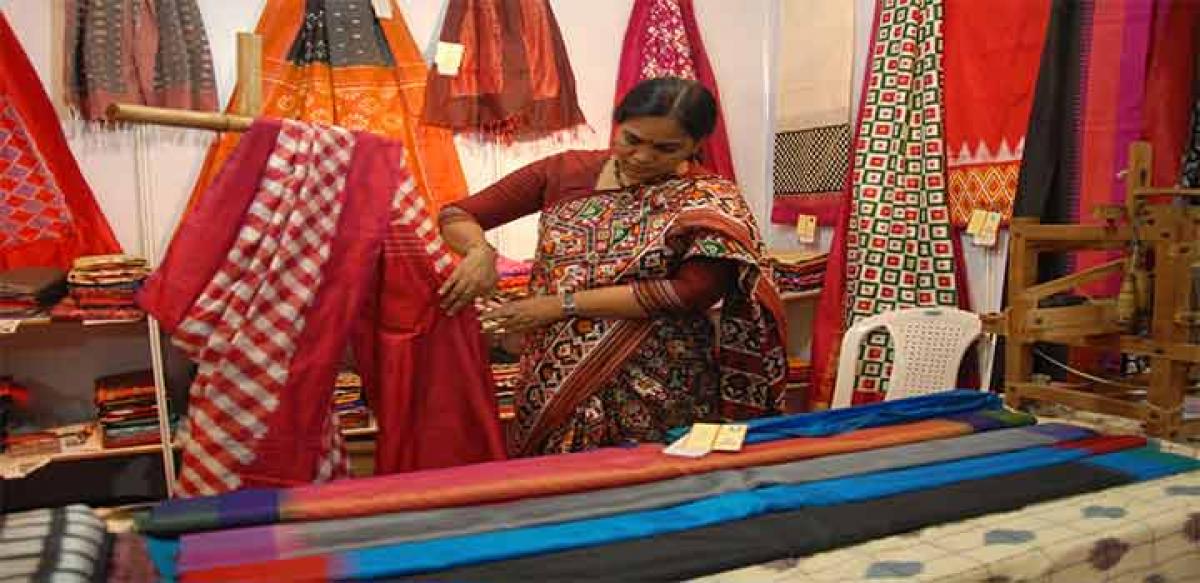 Silk weaving leaves a Mark