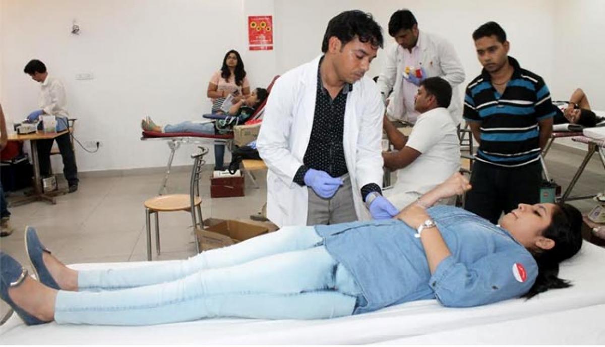 The NorthCap University, Gurgaon conducts blood donation camp