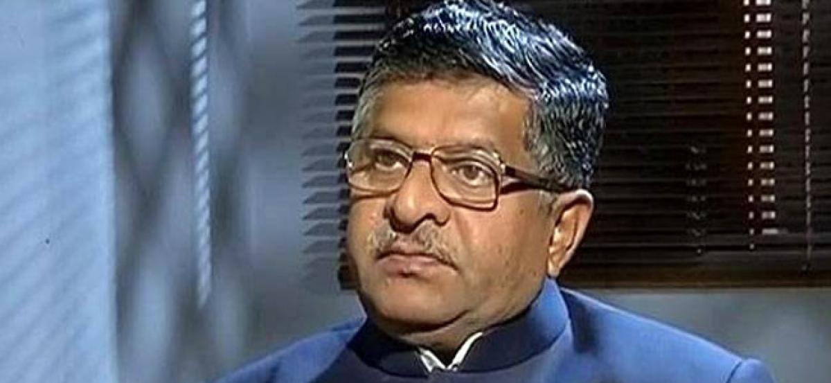 MP farmers stir being politicised: Ravi Shankar Prasad