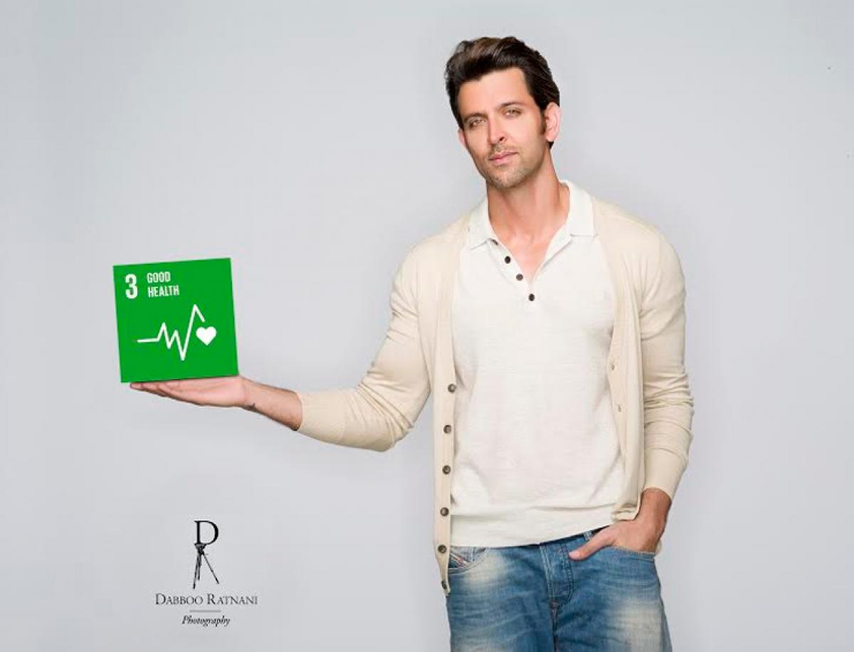 Hrithik Roshan is India Ambassador for UNICEF and the Global Goals campaign’s World’s Largest Lesson