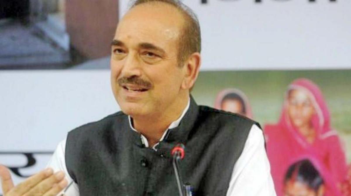 PDP-BJP Alliance Built On Sand, Will Collapse, Says Congress Leader Ghulam Nabi Azad