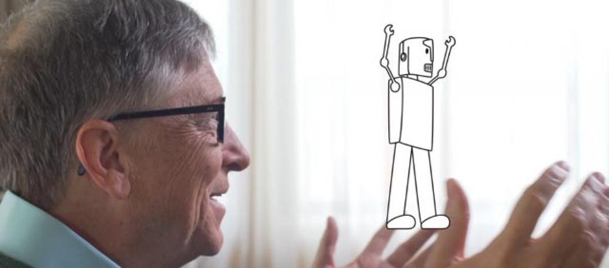 Job-stealing robots should pay income tax: Bill Gates