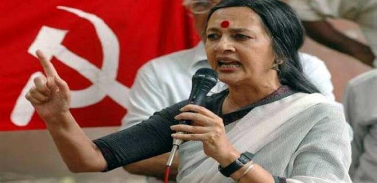 TS govt indifferent towards farmers: Brinda Karat