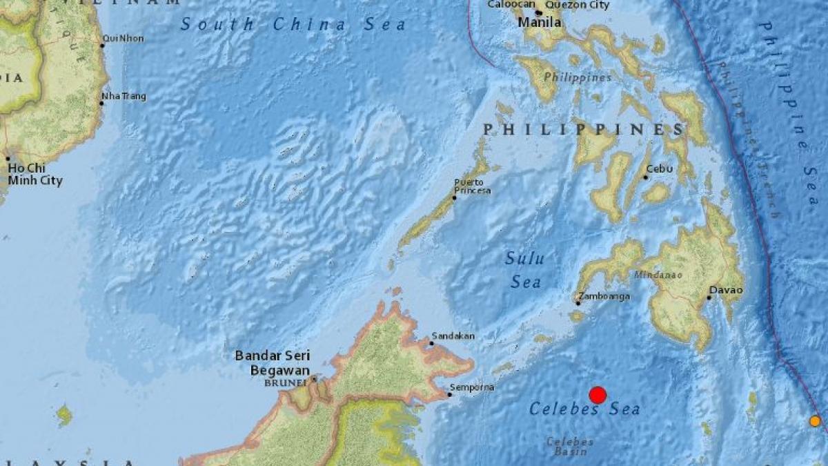 Undersea earthquake of 7.3 magnitude hits southeast of Philippines