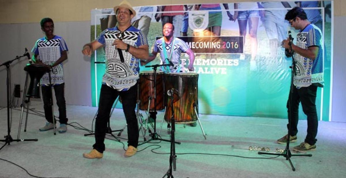 Renowned band Drums Events India enthralls ex students of Greenwood High with African beats