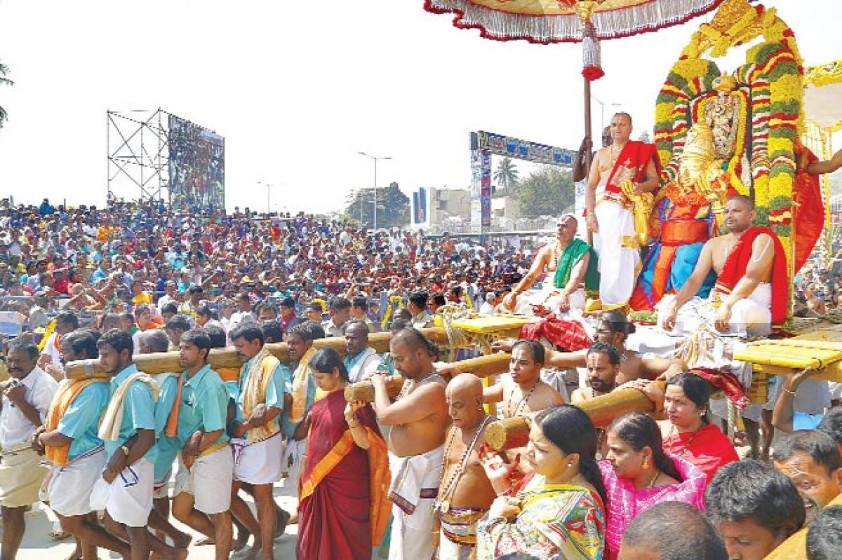 Religious fervour marks Rathasapthami