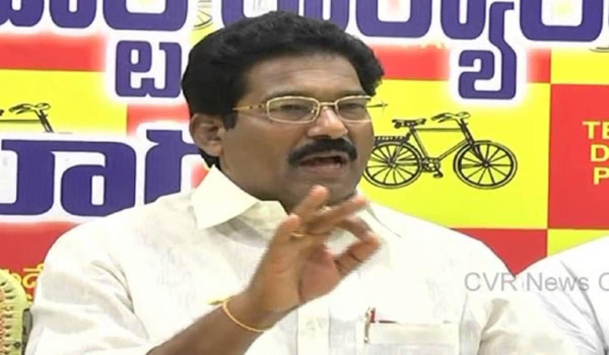 TDP MLA G V Anjaneyulu flays MLC Somu Veerraju