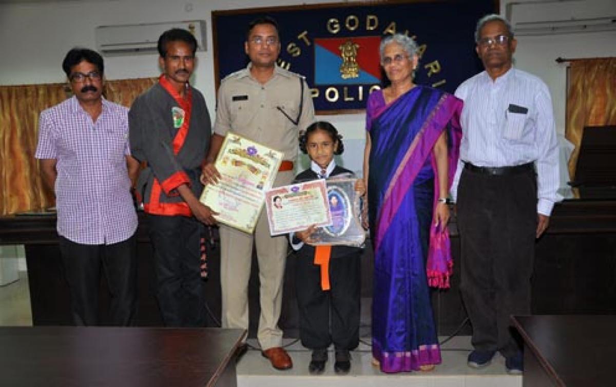 Class IX student bags gold medal in martial arts