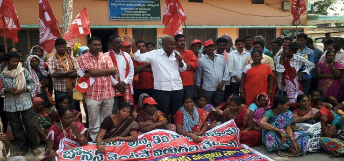 CPI demands pattas to podu cultivators