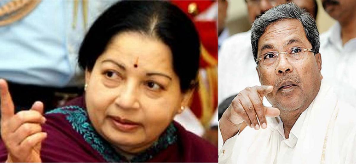 Karnataka CMs letter to Jayalalithaa: Will protect Tamilians, ensure safety of Kannadigas