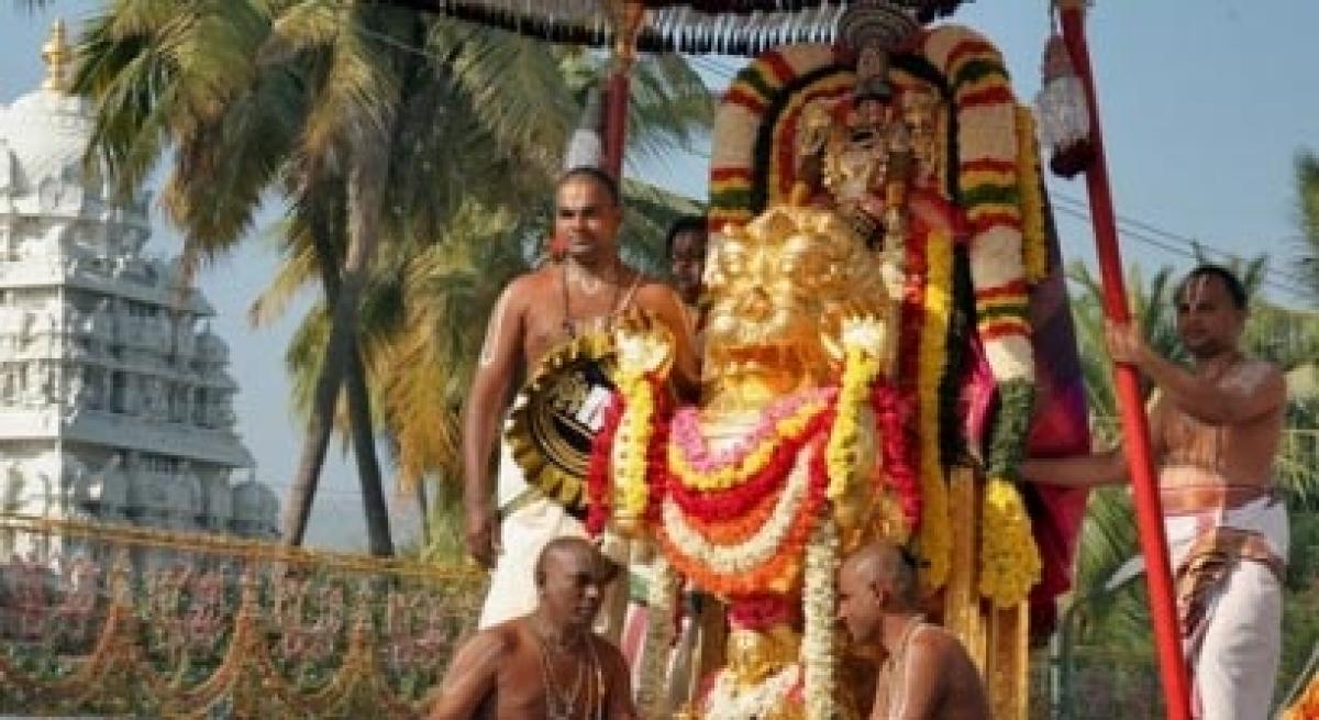 Brahmotsavam of Kalyana Venkateswara Swamy begins