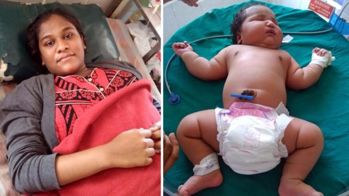 Woman gives birth to worlds heaviest baby girl