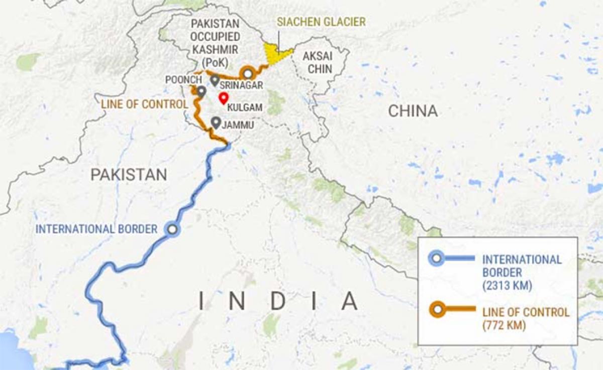 Security forces clash with militants in Kulgam: 2 militants holed up in house