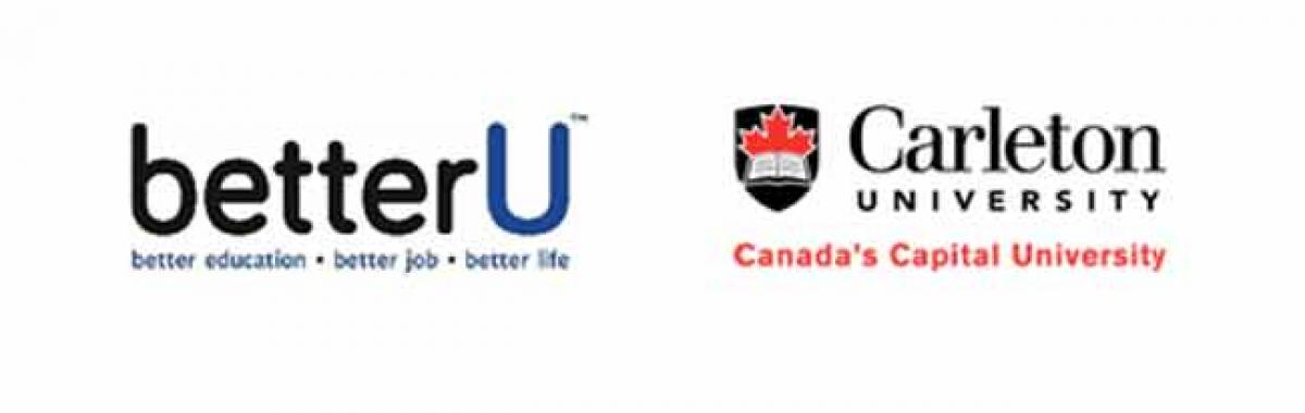 betterU to bring Carleton University’s Canada-India Centre to India