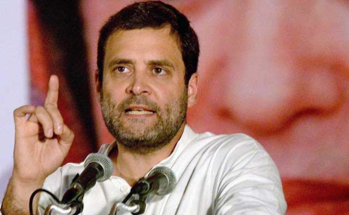 Rahul pledges to fight those who seek to destroy