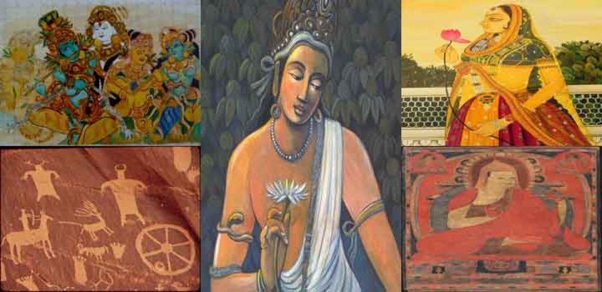 Origin of painting in India - Part I