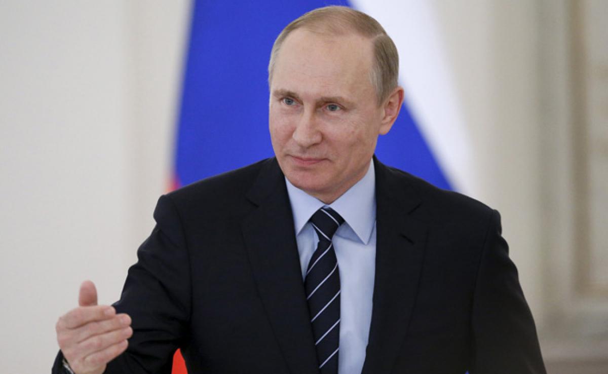 Russian President Vladimir Putin says climate change not man-made