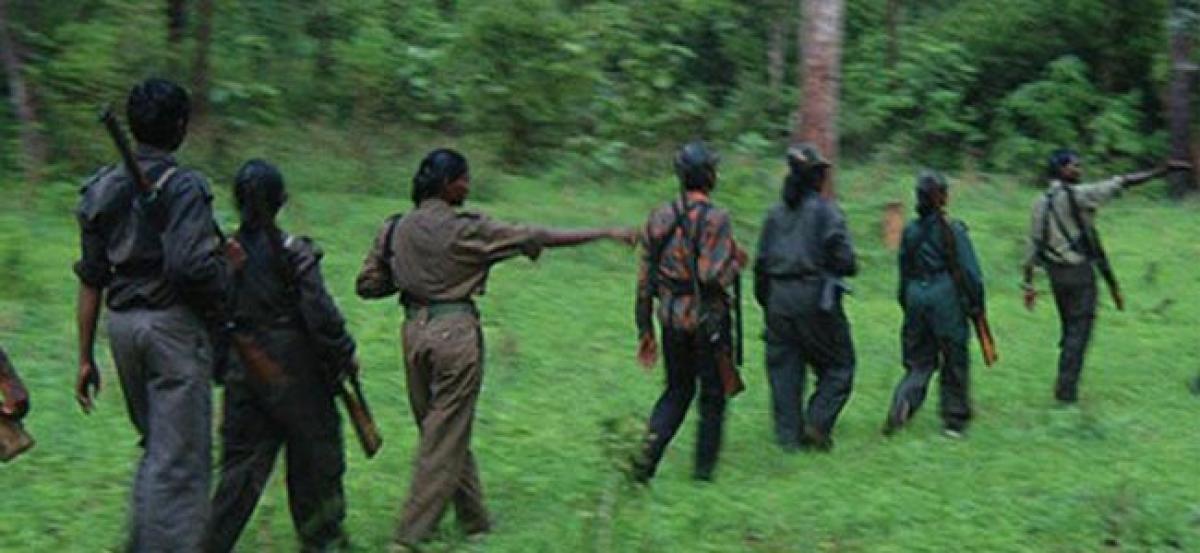 Naxals trigger road-side blast in Telangana; none hurt  