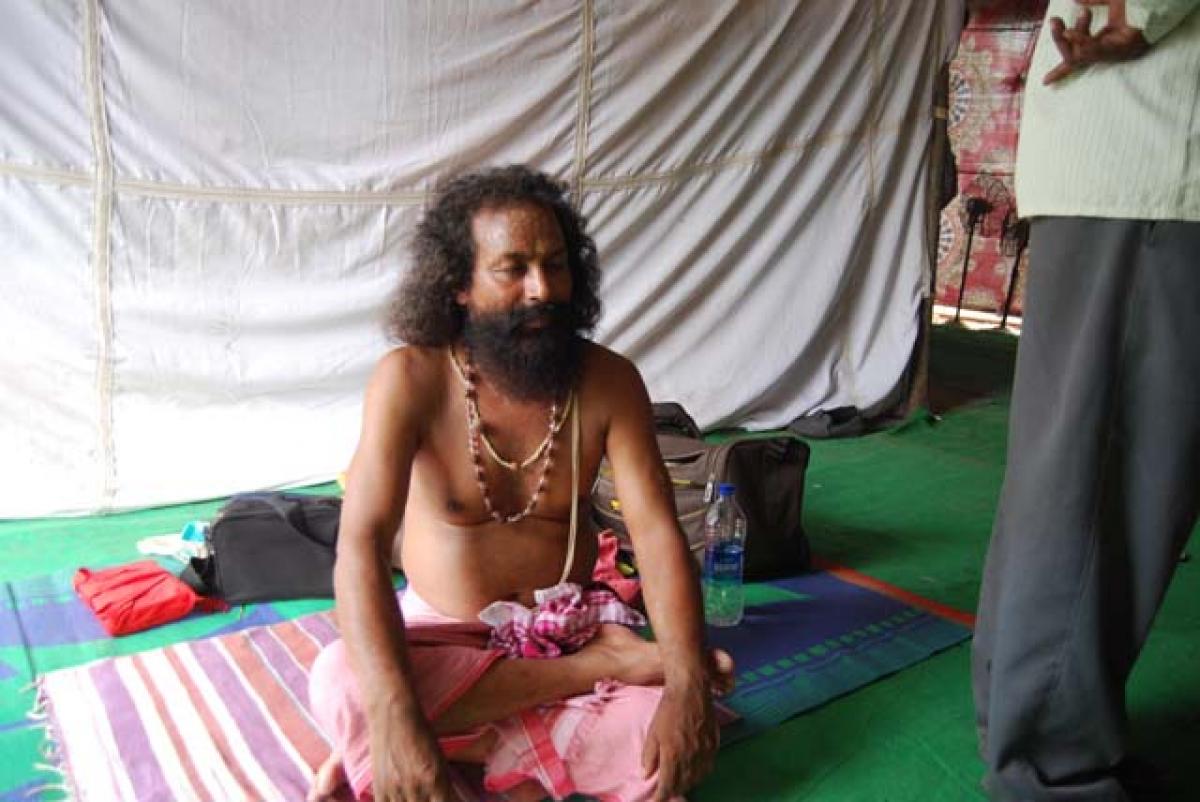 Naga Sadhus appear to pilgrims’ delight