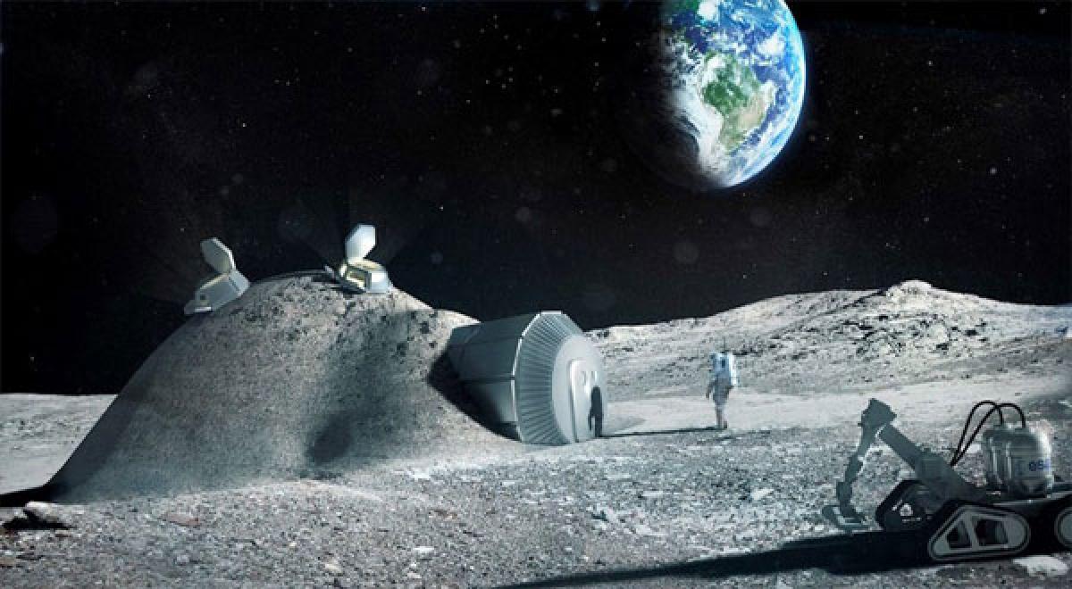 Now rocks on Moon, Mars can be turned into concrete!