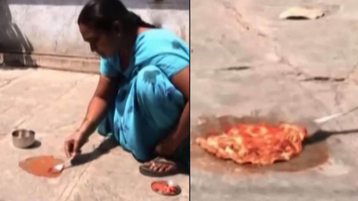 Telangana heatwave: Karimnagar Woman uses solar energy to make omelette 