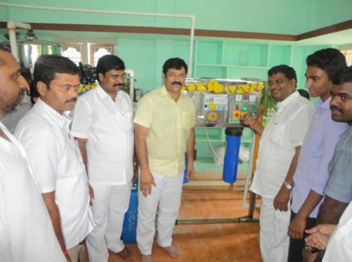 Water plant inaugurated at Akiveedu