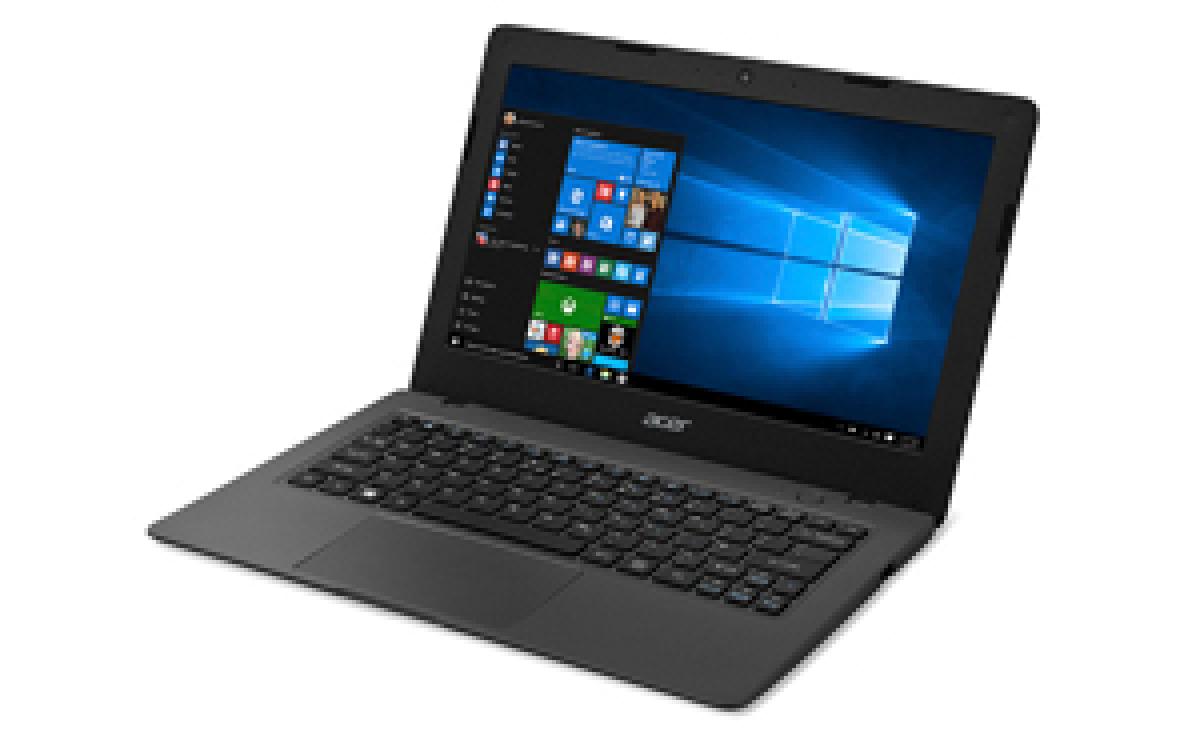 Acer Cloudbook running in Windows 10 launched