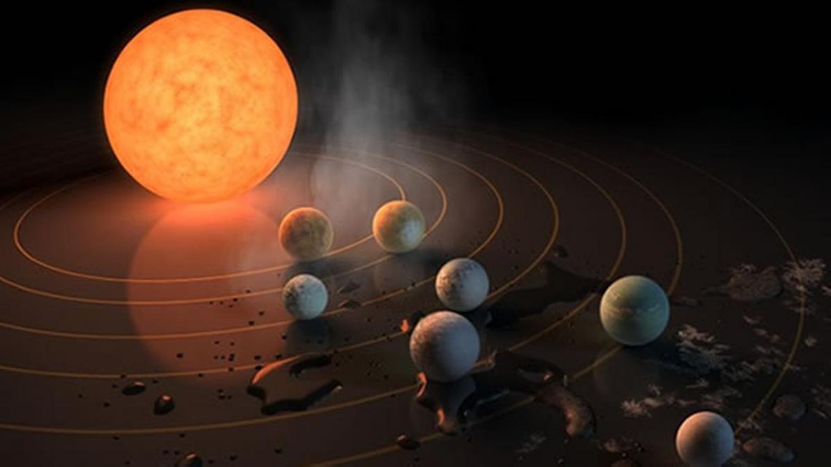 NASA discovers 7 new Earth-size planets orbiting nearby star, could hold life
