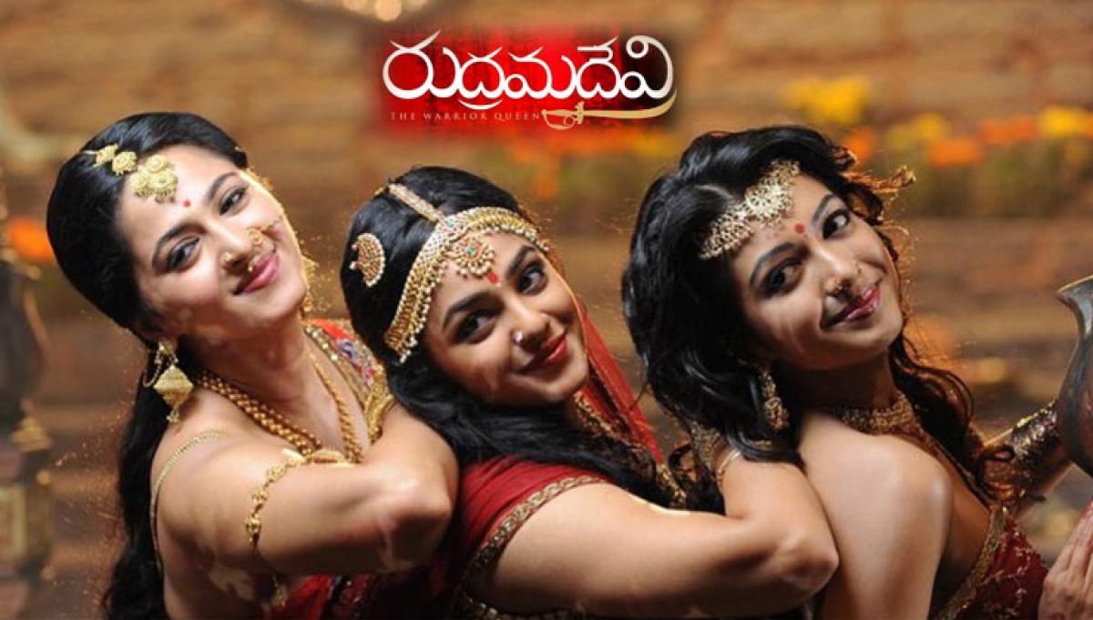 Rudramadevi 2nd day box office collections AP and Nizam