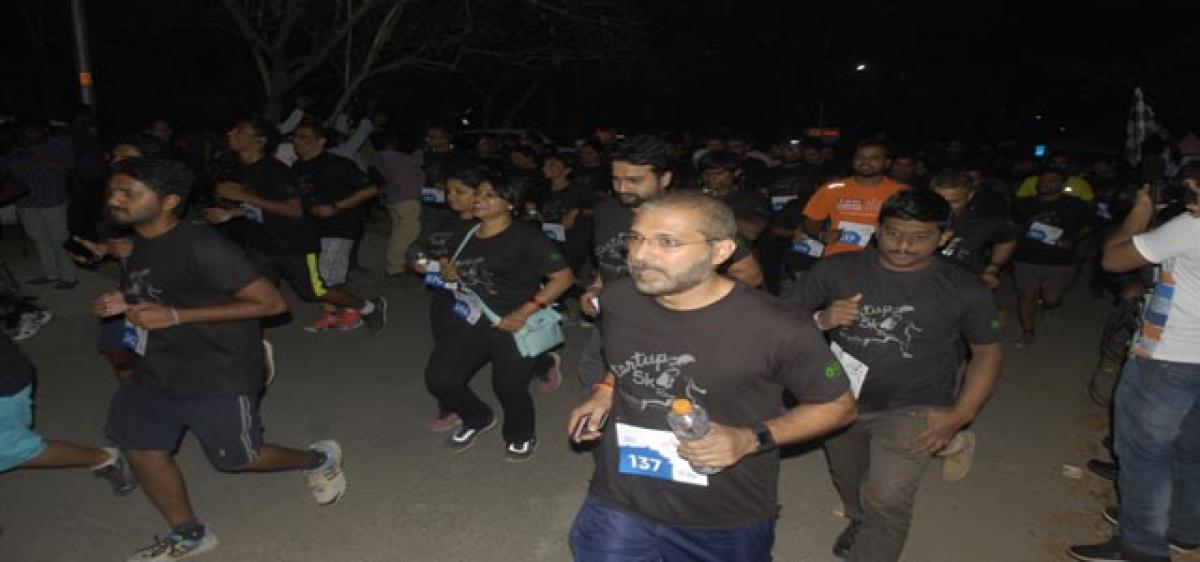 Under lights run, a huge success