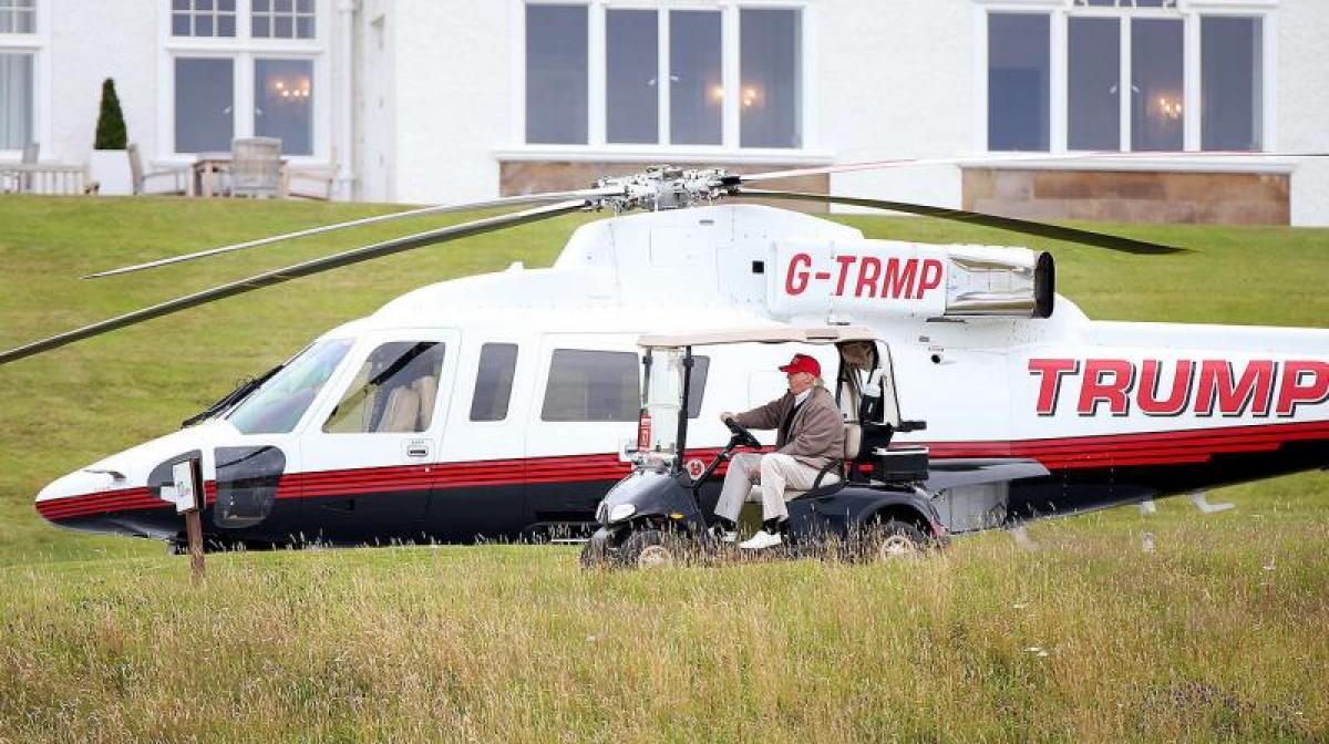 President Trump not allowed to fly in personal helicopter: US secret service
