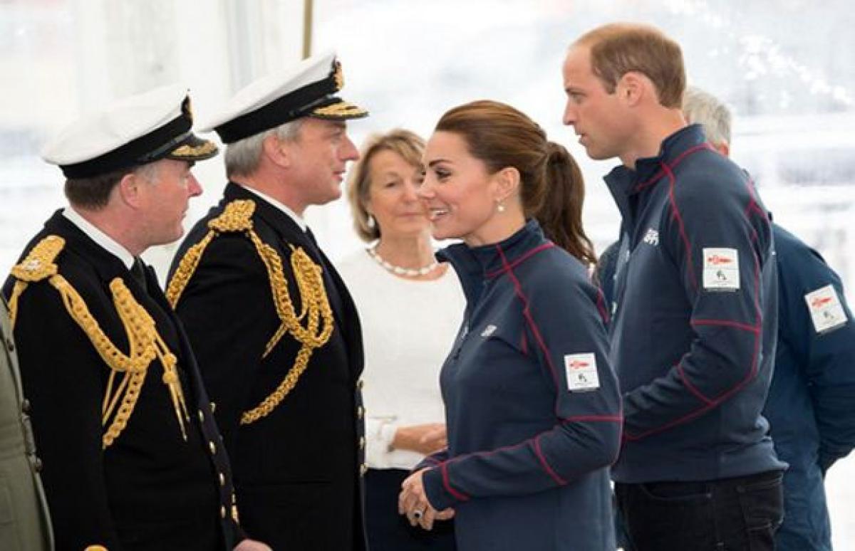 Prince William, Kate Middleton all smiles sporting similar team shirts