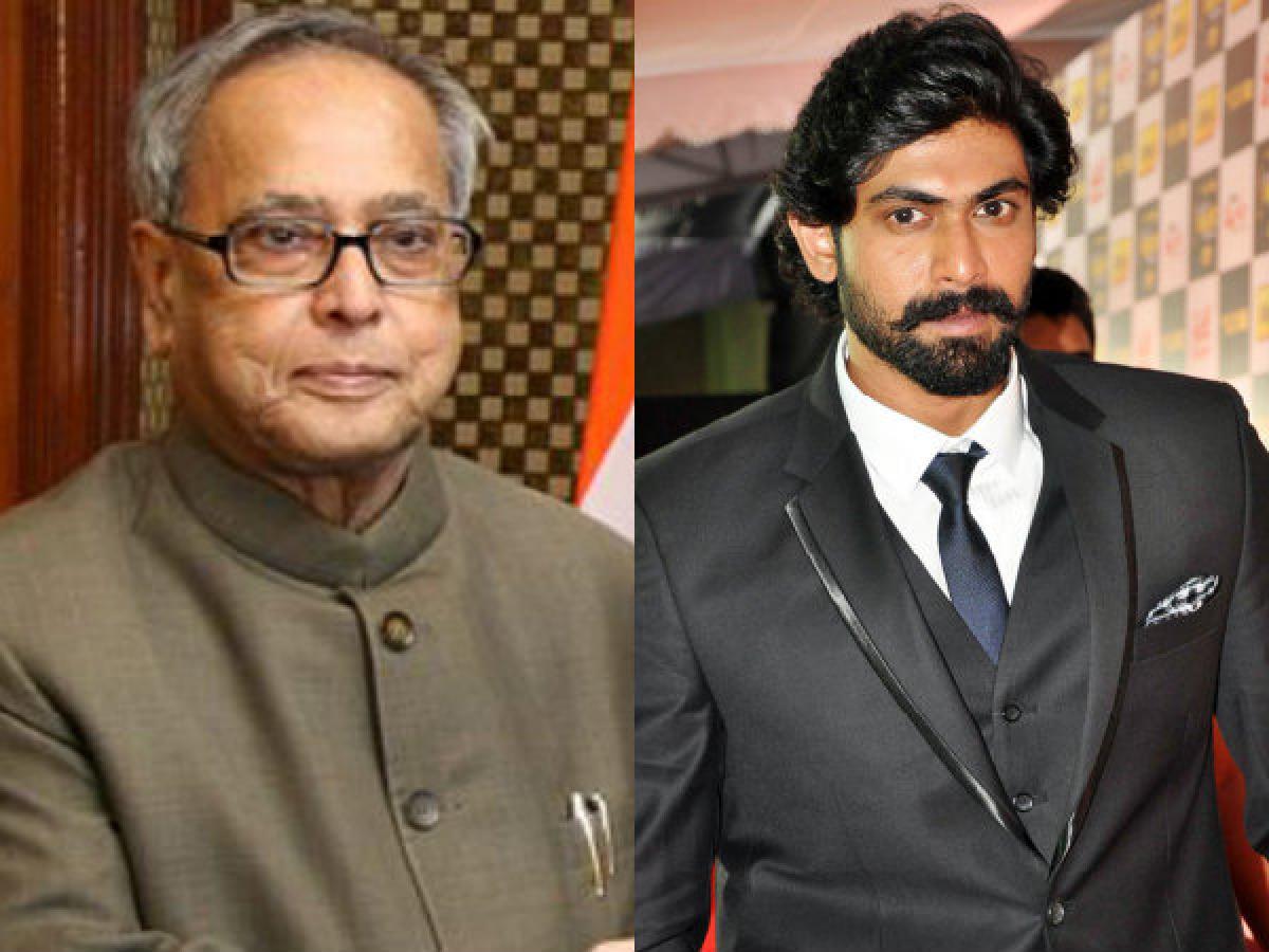 Rana Daggubati urges President Pranab Mukherjee to acknowledge unsung heroes