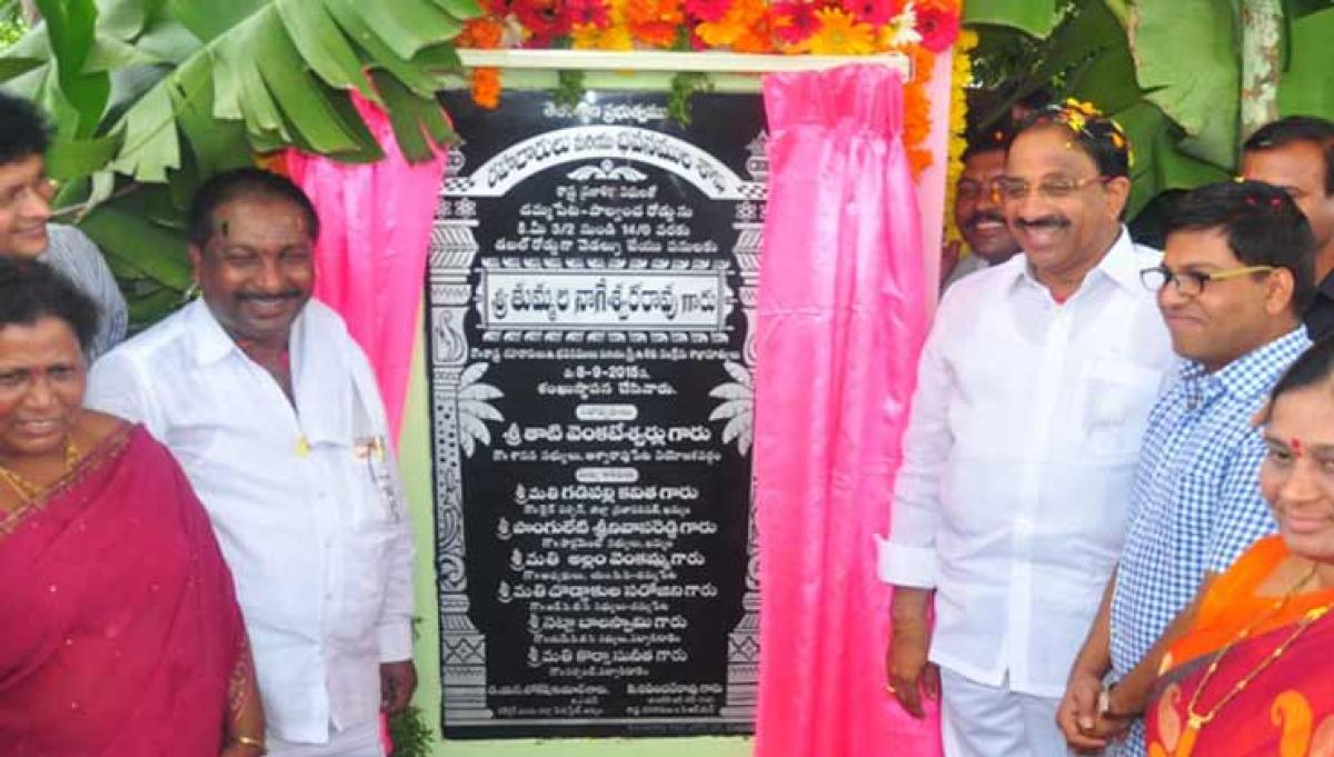 R&B Minister inaugurates Tribal Welfare buildings