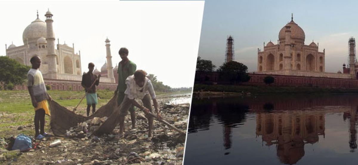 Agra air continues to choke the Taj Mahal