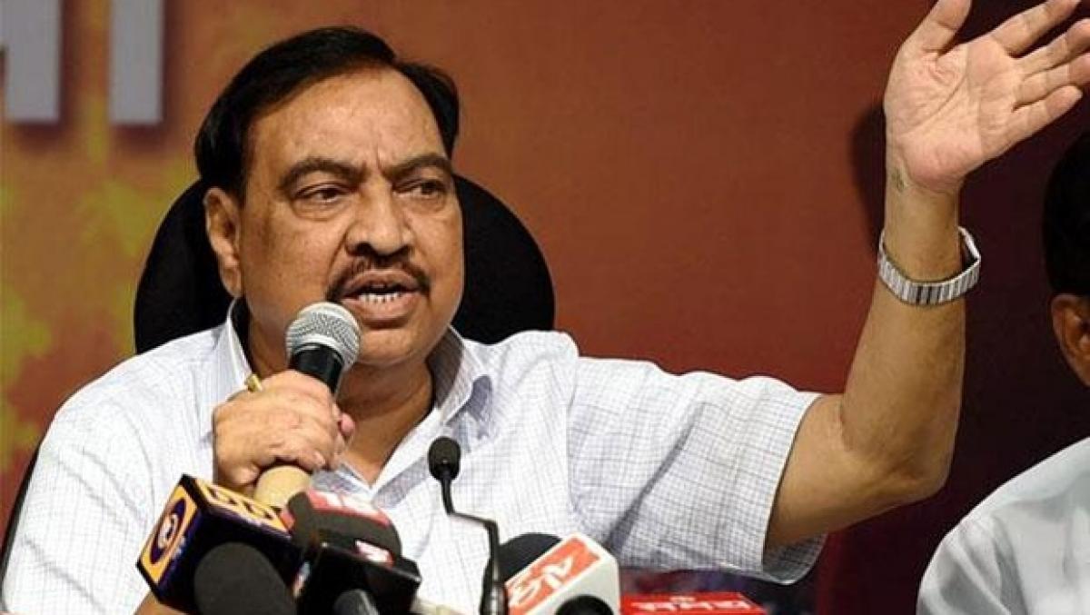 Eknath Khadse resigns from all his ministerial portfolios over graft charges