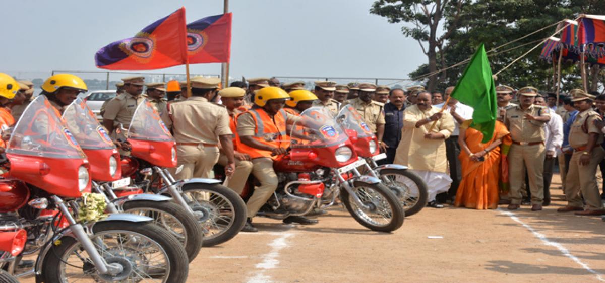 Two wheeler fire tenders launched