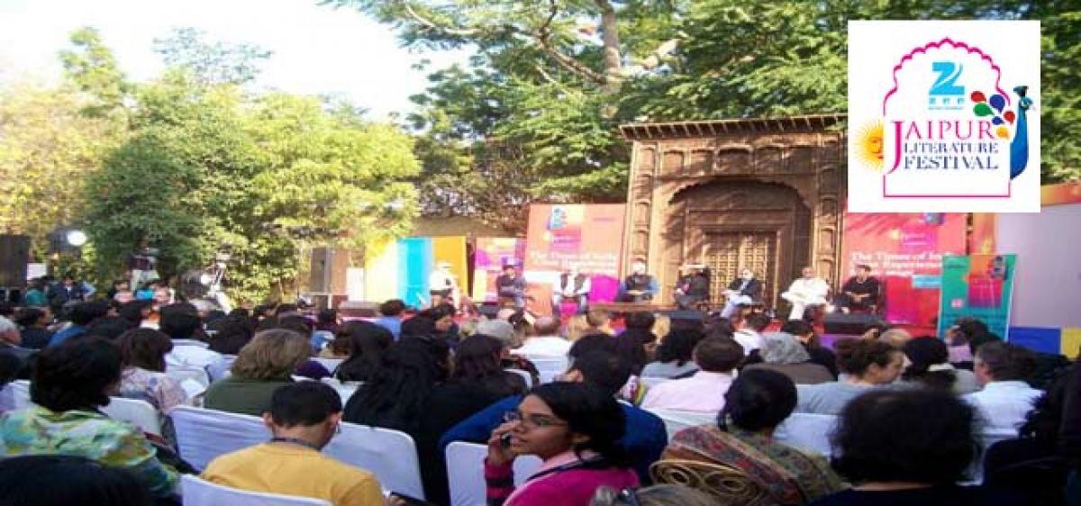 Award winning writers at JLF