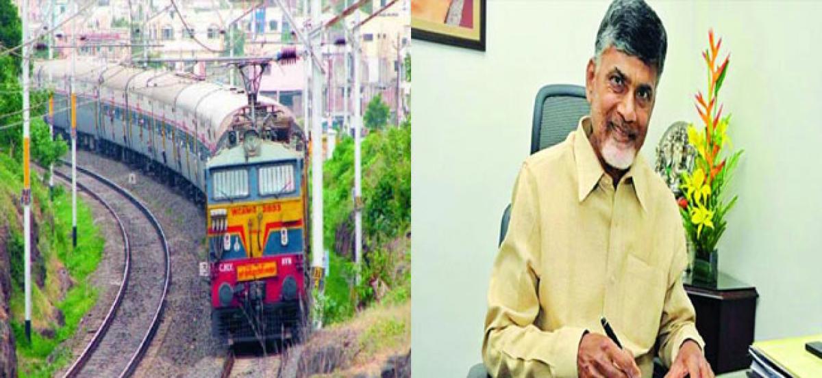 Railway zone only in Vizag: Naidu