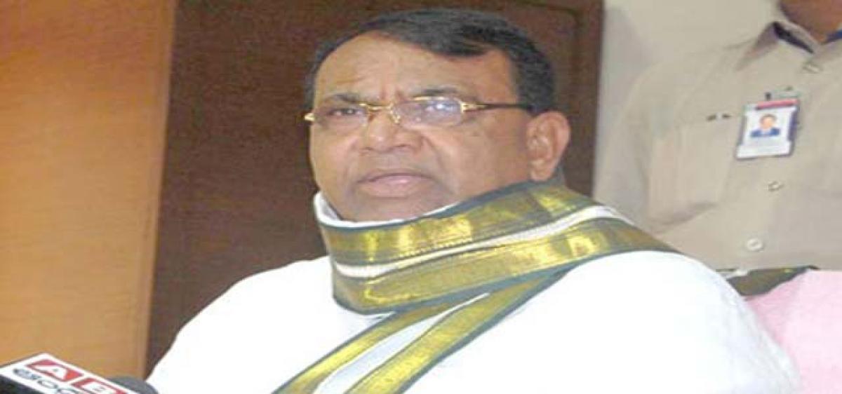 Pocharam falls ill after darshan at Tirumala