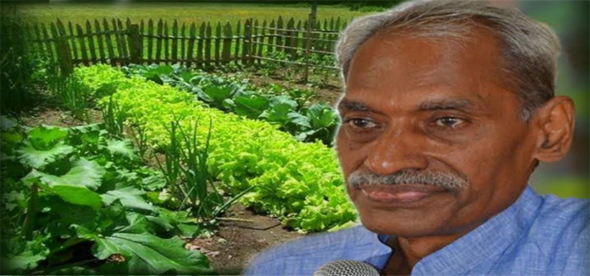 Agriculturist Subhash Palekar bats for natural farming