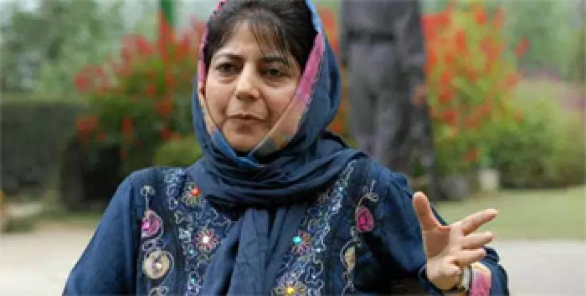 Mehbooba Mufti takes oath as first woman CM of J-K